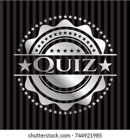 Quiz silvery badge
