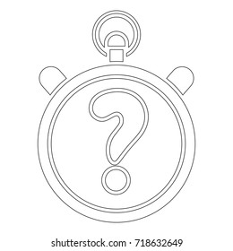 quiz stopwatch icon