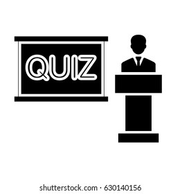 quiz teacher icon