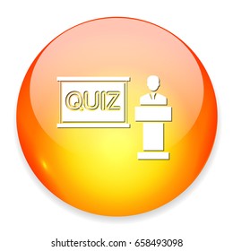 quiz teacher icon