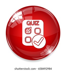 quiz test paper icon