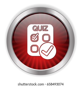 quiz test paper icon