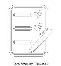 quiz testpaper icon