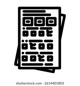 quiz tests online learning platform line icon vector. quiz tests online learning platform sign. isolated contour symbol black illustration