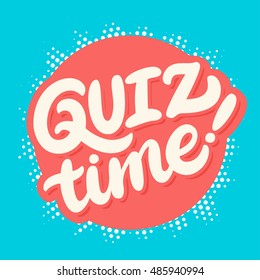 Quiz Time Banner.