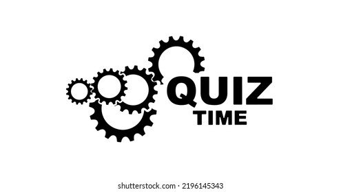 Quiz time with creatif font design.