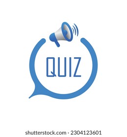 Quiz time with creatif font design.