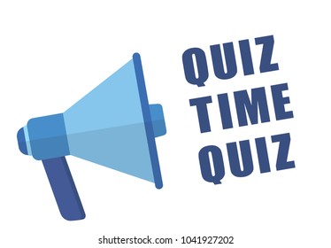 Quiz time. White background.
