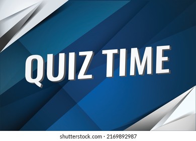 Prueba de tiempo palabra vector ilustración azul 3d estilo para página de inicio de medios sociales, plantilla, ui, web, aplicación móvil, afiche, banner, volante, fondo, tarjeta de regalo, cupón, etiqueta, fondo de pantalla