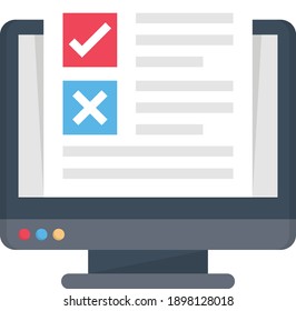 Quizvektorfarbensymbol