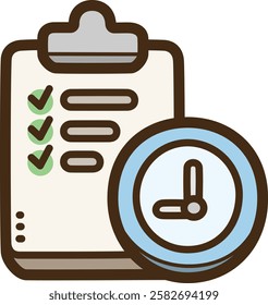 Quiz vector doodle illustration and graphic