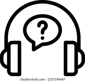quiz   Vector illustration on a transparent background. Premium quality symmbols. Thin line vector icons for concept and graphic design.