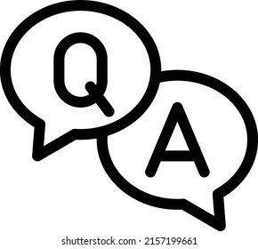 quiz Vector illustration on a transparent background. Premium quality symmbols. Thin line vector icons for concept and graphic design.