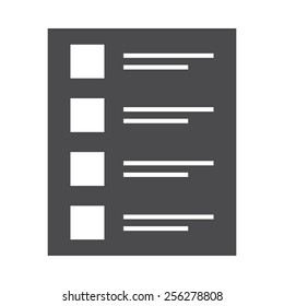 Quiz vector image to be used in web applications, mobile applications and print media.