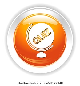 quiz world globe icon