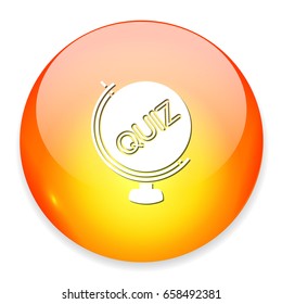 quiz world globe icon