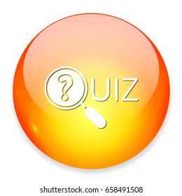 quizz magnifier icon