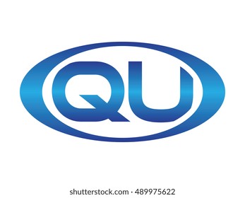 QU-letter abbreviations blue oval logo