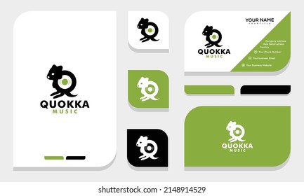 QUOKKA Logo Design Template Vector Illustration