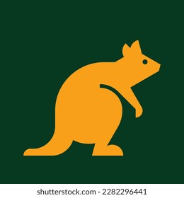 Quokka-Logo. Symboldesign. Vorlagenelemente