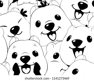 quokka pattern illustration style Flat