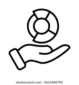 Elemento de icono de cuota para diseño