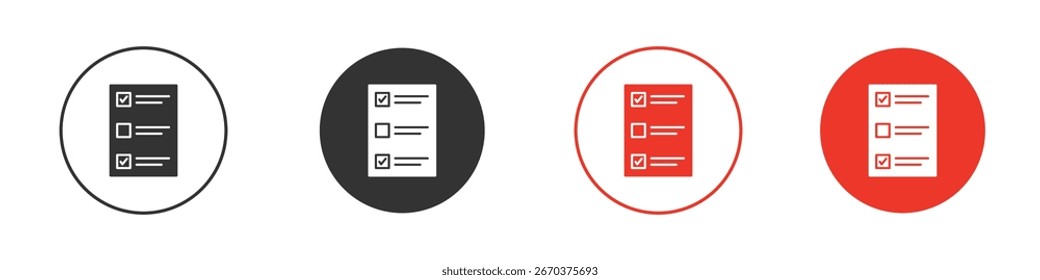 Kontingentsymbolpaket. Clipart Vectordesign