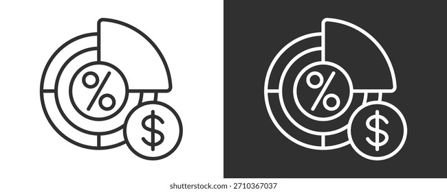 Quota Icon Set Vector Collection Isolated In Black And White
