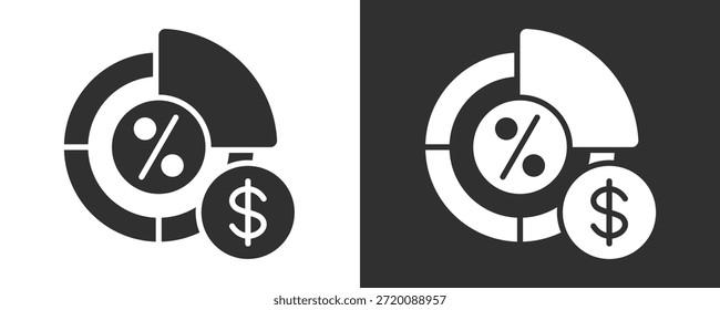 Quota Icon Set Vector Collection Isolated In Black And White