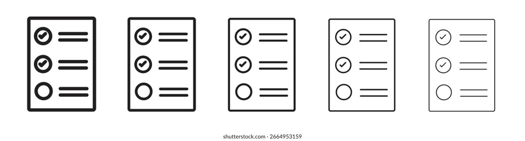 Kontingentsymbole einfache und moderne Vektorsymbol-Designs