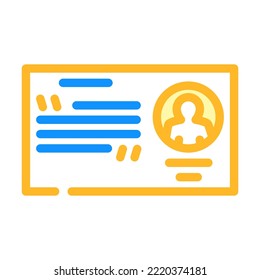 quotation customer testimonial color icon vector. quotation customer testimonial sign. isolated symbol illustration