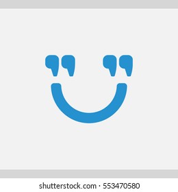 quotation icon. One of set web icons