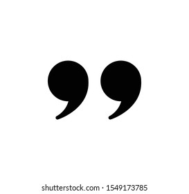 Quotation icon sign vector eps 10
