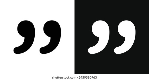 Quotation Icon Suite. Icons for Dialogue and Quotations.