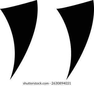 ícone de aspas ilustração de vetor preto e branco de um plano de fundo abstrato