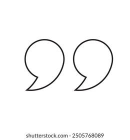 Quotation mark sign and symbol
Quote icon vector illustration.