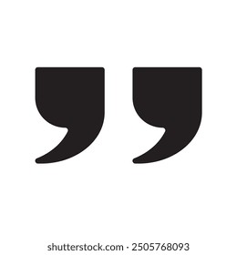 Quotation mark sign and symbol
Quote icon vector illustration.