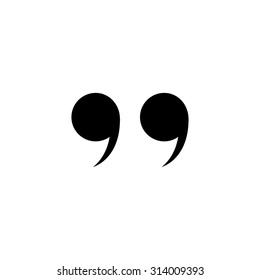 Quotation Mark Symbol Double Quotes Stock Vector (Royalty Free) 314009393
