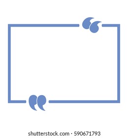 quotation mark for text