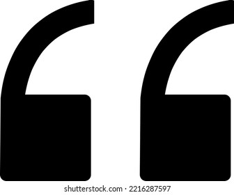 quotation marks sign on white background..eps
