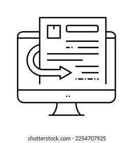 Anführungsaufforderungen Zeile Symbol Vektor. Notierungsanfrage-Zeichen. isoliertes Kontursymbol