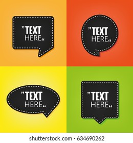 Quotation Speech Bubble. Quote sign icon.