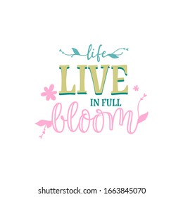 Quote about march month, spring time quote. Perfect design for greeting cards, posters, T-shirts, banners, print invitations, or any design