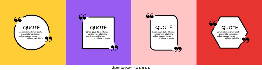 Quote Template Images, Stock Photos & Vectors | Shutterstock