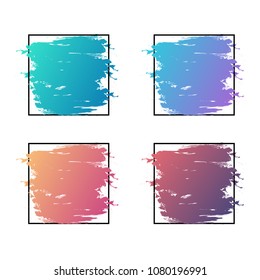 Quote background vector. Creative Modern Material Design Quote template. Vector stock illustration.