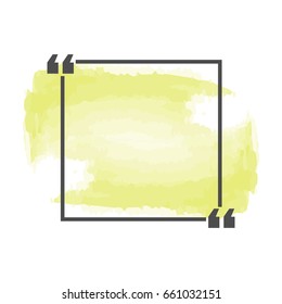 Quote background vector. Creative Modern Material Design Quote template. Vector stock illustration.