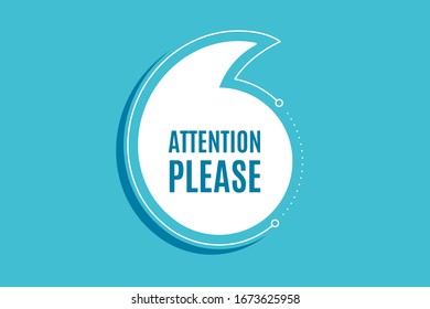 Quote banner with text. Attention please. Special offer sign. Important information symbol. Texting quote template. Creative quotation marks design. Repetition statement. Vector