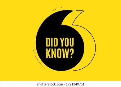did you know logo