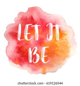 Quote Be you. Vector illustration
