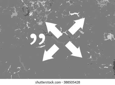 Quote blank template. Quote bubble. Print design. Quote form. Template vector. Vector poster. Empty template. Circle business card template, paper sheet, information, text. vector quote circle blank